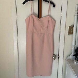 Bardot Pink Midi Dress - Size Medium/US8